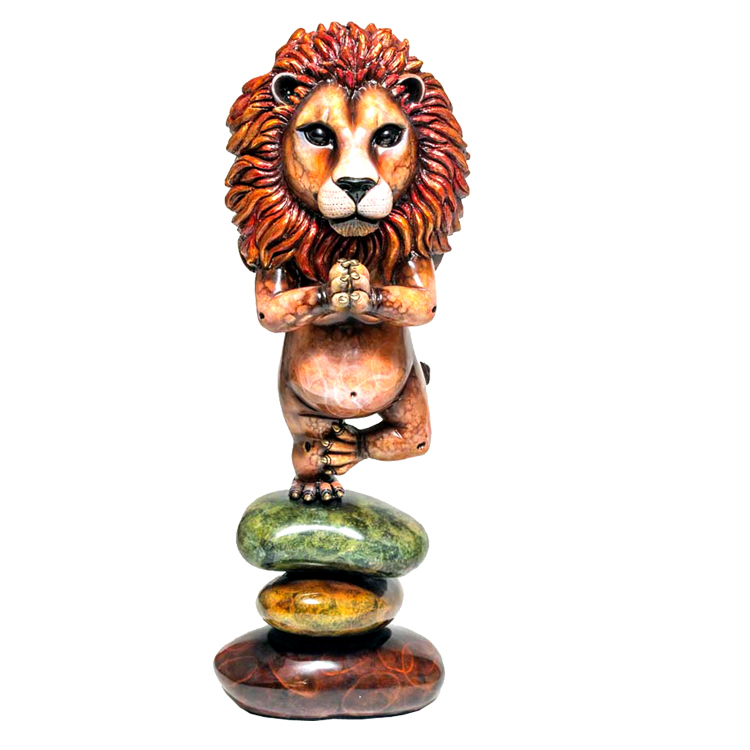 Carlos and Albert Zen Lion (Bronze) (Medium) 